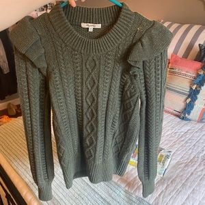 Madewell Green Sweater Size XS
